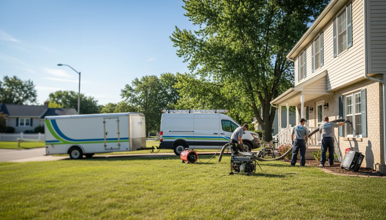 Flooded Basement Restoration And Cleanup With Repair in Sioux City, IA near me